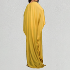 Batwing Ruched Kaftan Dress